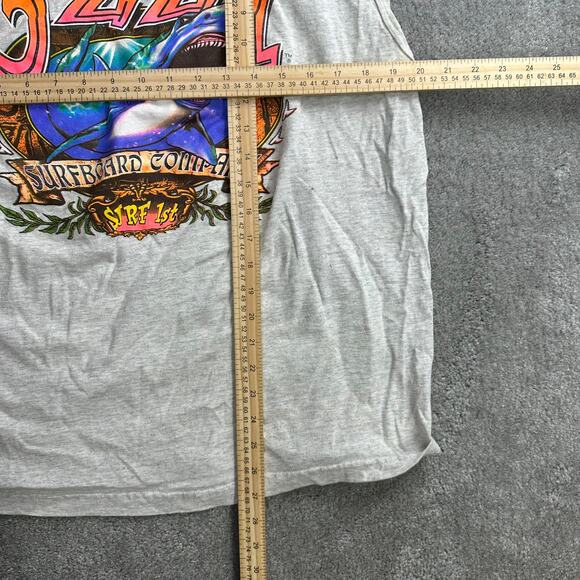 Men's Ozzy Surfwear Graphic Tank Top Shirt Size Large Y2K Vintage 1990s USA Made - Picture 4 of 5
